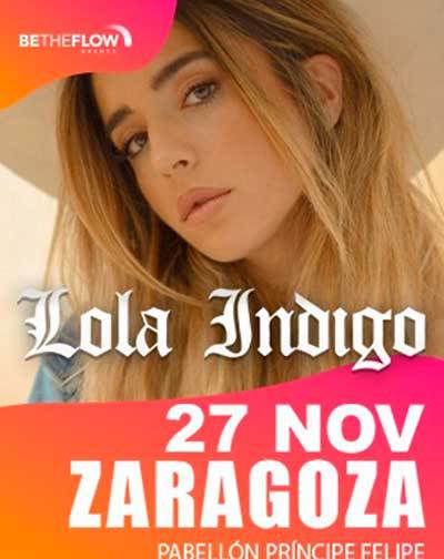 Concierto Lola Índigo en Zaragoza