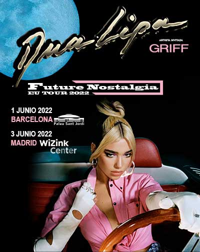 Concierto Dua Lipa: Future Nostalgia EU TOUR 2022 en Madrid