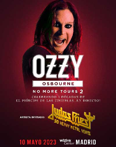 Concierto Ozzy Osbourne No More Tours 2 en Madrid