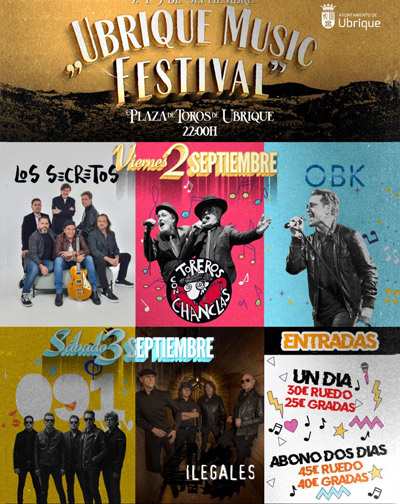 Concierto Ubrique Music Festival en Cádiz