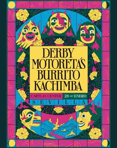 Concierto Derby Motoreta's Burrito Kachimba - Fin de gira Hilo Negro en Sevilla