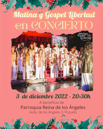 Concierto Matina y Gospel Libertad En Concierto - Pozuelo en Madrid