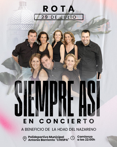 Concierto Siempre Así en Cádiz