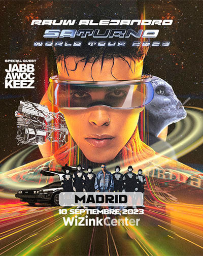 Concierto Rauw Alejandro - Saturno World Tour 2023 en Madrid