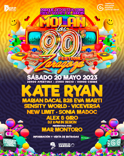 Concierto Molan los 90 en Zaragoza