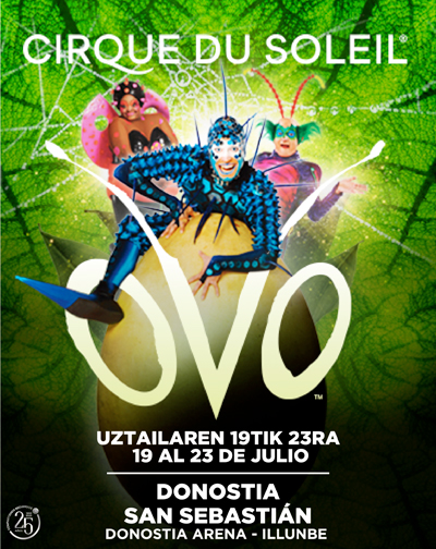 Ovo - Cirque Du Soleil en Guipúzcoa