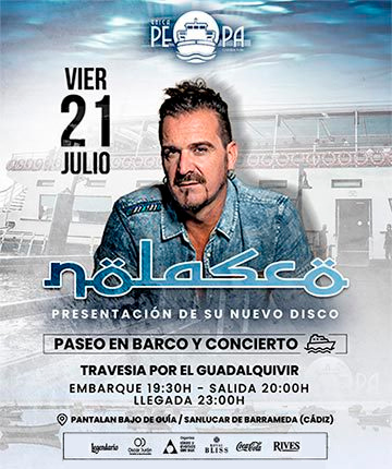 Concierto Nolasco - Travesía por el Guadalquivir en Cádiz