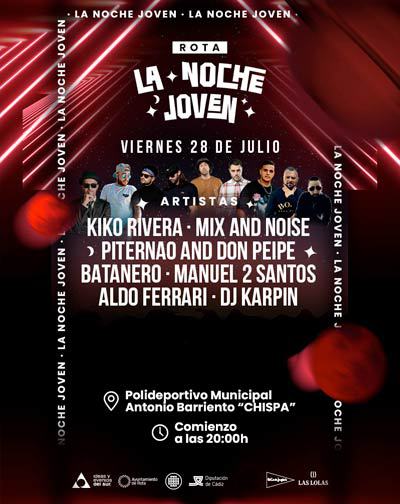 Concierto La Noche Joven en Cádiz