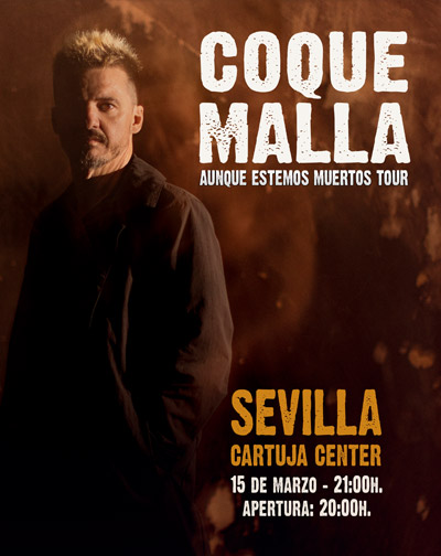 Concierto Coque Malla - Aunque estemos muertos Tour en Sevilla