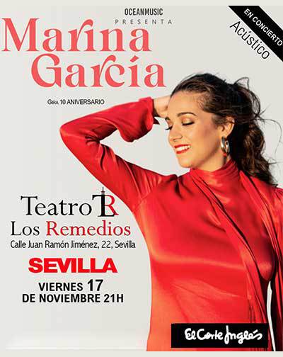 Concierto Marina García - Gira 10 Aniversario en Sevilla