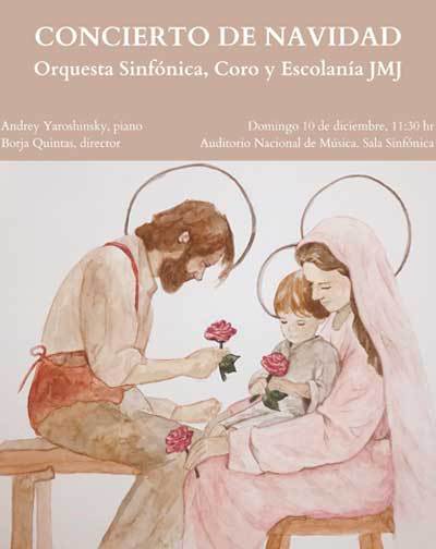 Concierto Navidad Orquesta Sinfónica, Coro y Escolanía JMJ en Madrid