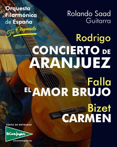 Concierto Concierto de Aranjuez El Amor Brujo & Fantasía para un Gentilhombre & Introducción y Rondó Caprichoso en Madrid