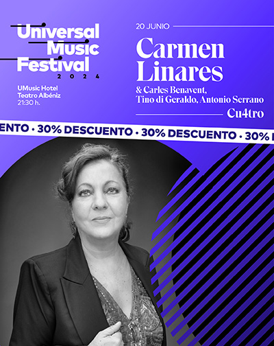 Concierto Carmen Linares - Universal Music Festival en Madrid
