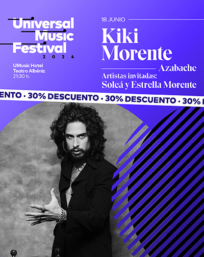 Concierto Kiki Morente - Universal Music Festival en Madrid