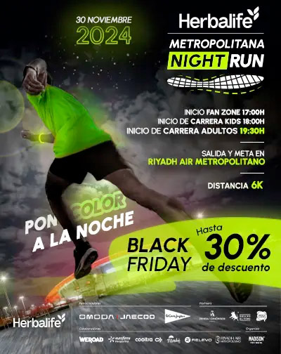 Entradas Herbalife Metropolitana Night Run en Madrid