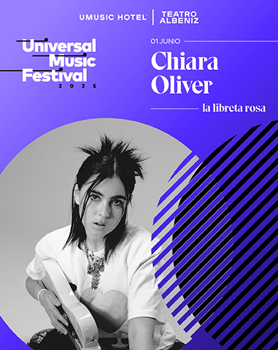 Concierto Chiara Oliver - Universal Music Festival en Madrid