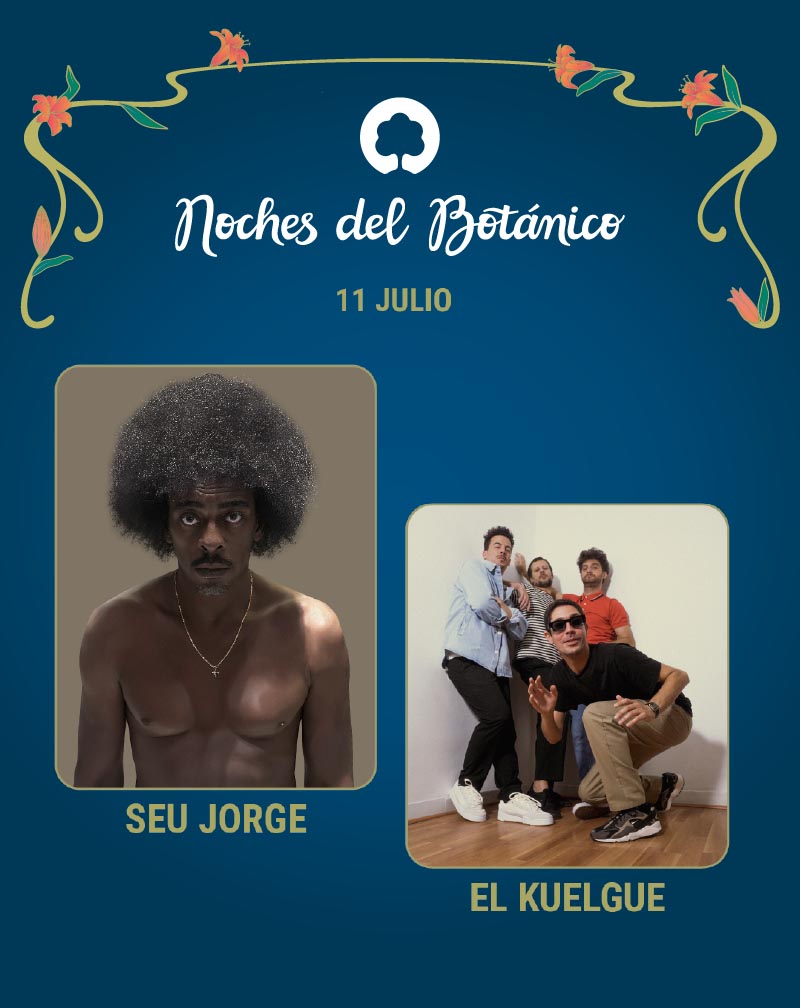 Concierto Seu Jorge / El Kuelgue - Noches del Botánico en Madrid