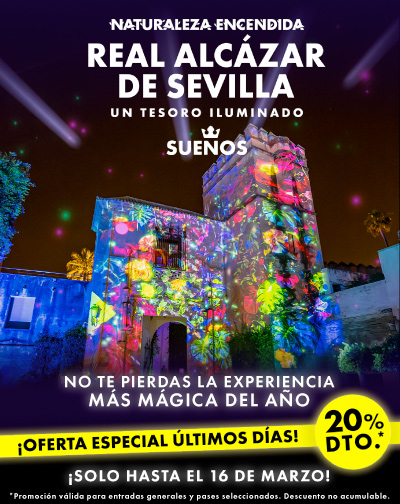 Entradas Naturaleza Encendida – Real Alcázar de Sevilla en Sevilla