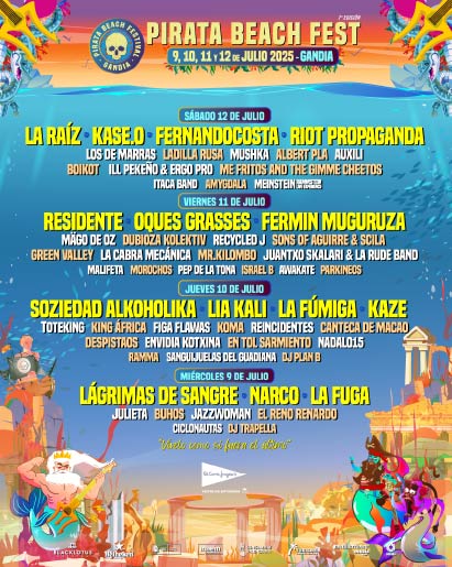 Festival Pirata Beach Fest 2025 en Valencia
