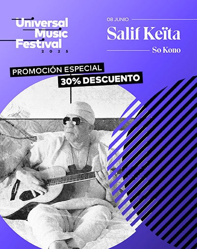 Concierto Salif Keïta - Universal Music Festival en Madrid