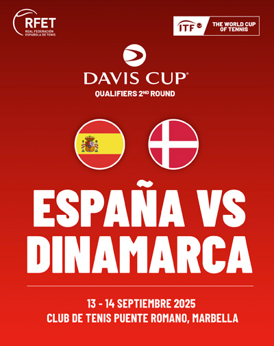 Entradas Davis Cup Qualifiers 2nd Round | España vs Dinamarca en Málaga