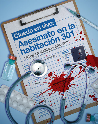 Entradas Cluedo en Vivo: Asesinato en la Habitación 301 en Madrid