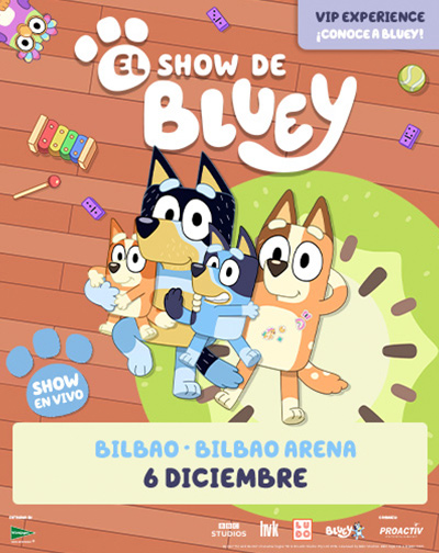 Entradas El Show de Bluey en Bizkaia