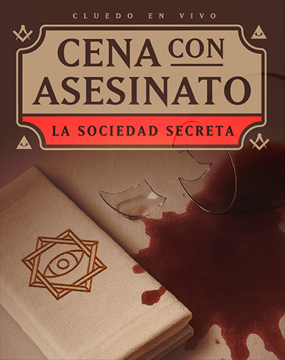 Entradas Cena + Cluedo en Vivo: La Sociedad Secreta en Madrid