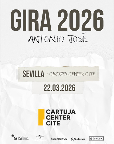 Concierto Antonio José - Gira 2026 en Sevilla