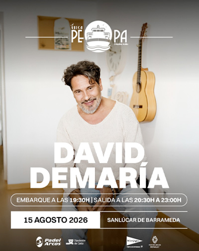 Concierto David DeMaría en Buque La Pepa en Cádiz