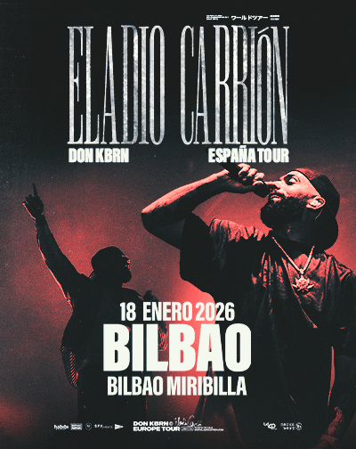 Concierto Eladio Carrión - DON KBRN Tour España 2026 en Bizkaia