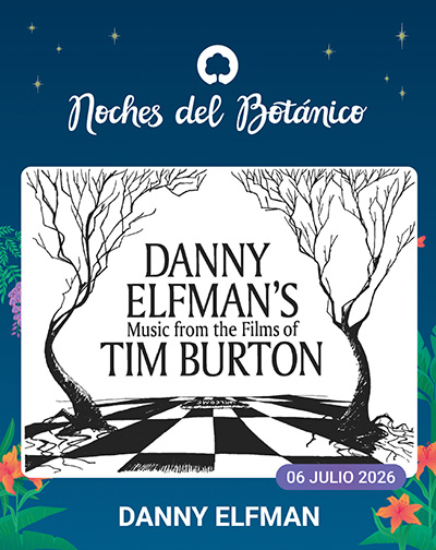 Concierto Danny Elfman - Noches del Botánico 2026 en Madrid