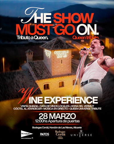 Entradas The Show Must Go On: Wine Experience en Alicante/Alacant