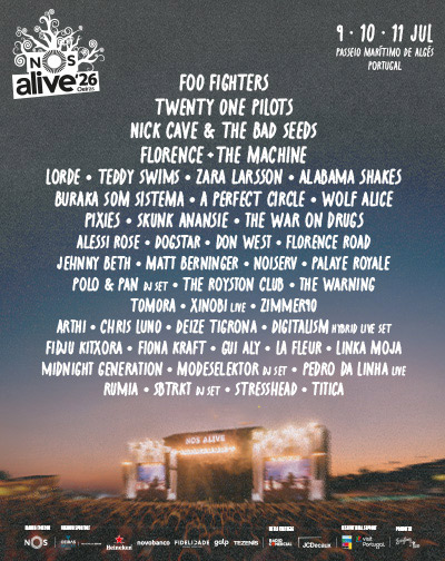 Festival NOS Alive´26 en Lisboa
