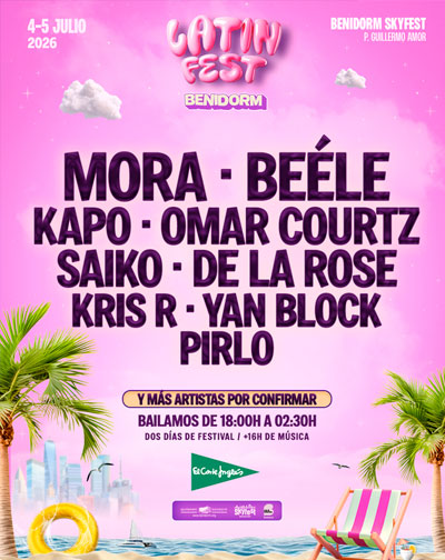 Festival Latin Fest Benidorm 2026 en Alicante/Alacant