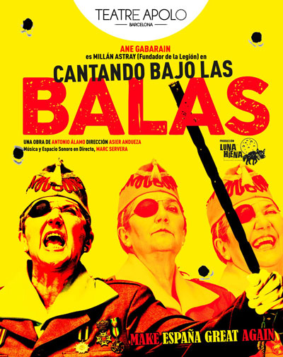 Cantando Bajo las Balas en Barcelona