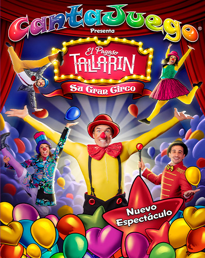 Imagen 0 de Cantajuego presenta El Payaso Tallarín - Su Gran Circo