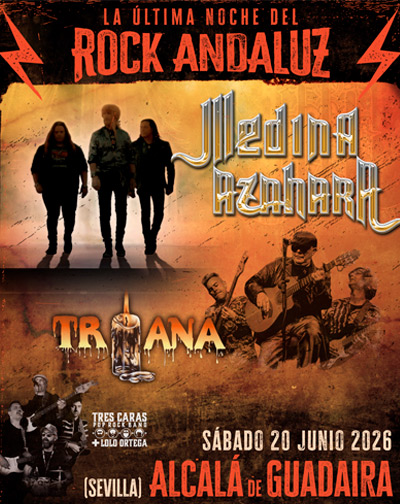Concierto Rock Andaluz Medina Azahara y Triana en Sevilla