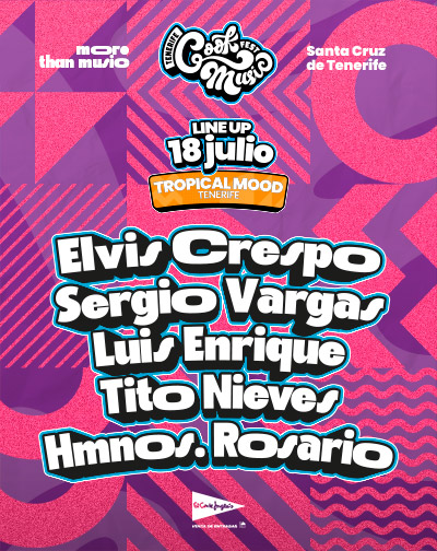 Festival Tenerife Cook Music Fest - Día 18/07/2026 en Santa Cruz de Tenerife