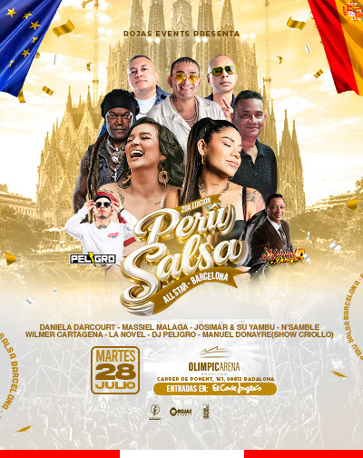 Festival Perú Salsa All Stars 2da Edición en Barcelona