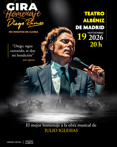 Concierto Diego Ramos - Homenaje a Julio Iglesias en Madrid