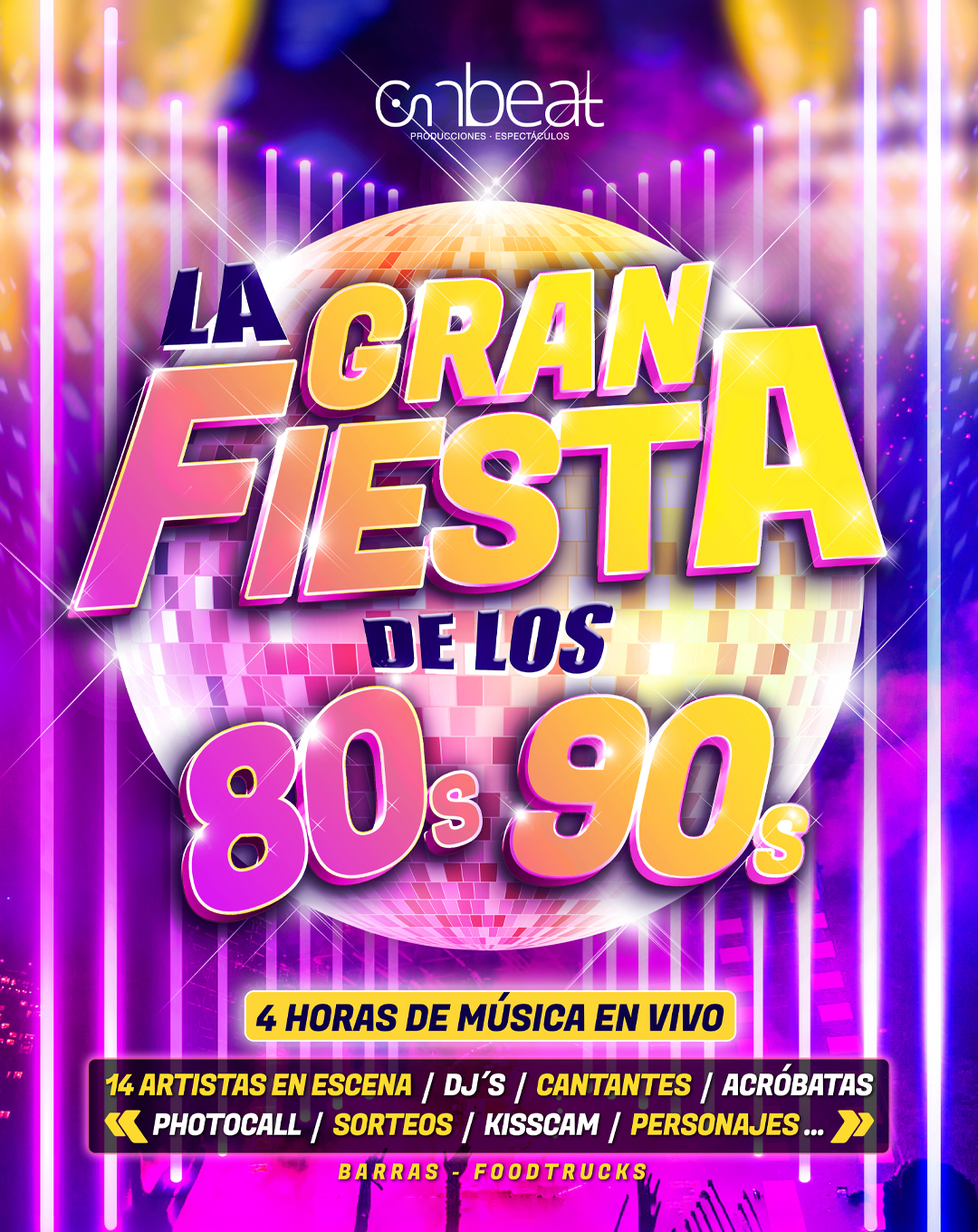 Concierto La Gran Fiesta de Los 80 y 90 en Bizkaia