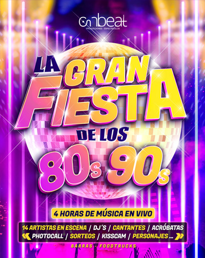 Concierto La Gran Fiesta de los 80 y 90 en Sevilla