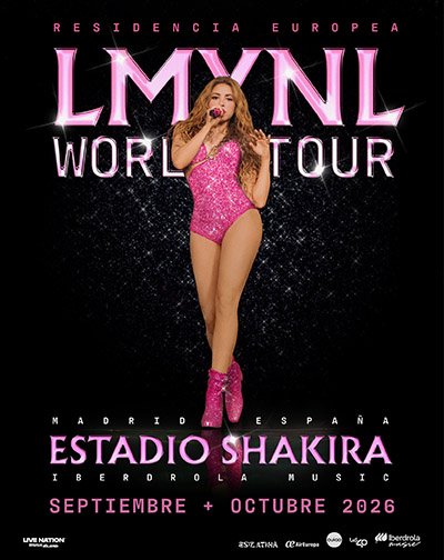 Concierto Shakira-Las Mujeres Ya No LLoran-Residencia Europea en Madrid