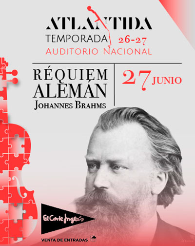 Concierto Un Réquiem Alemán de Brahms en Madrid