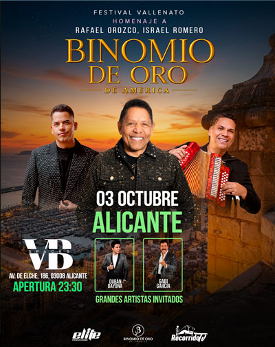 Festival Festival Vallenato Binomio de Oro de Ámerica en Alicante/Alacant