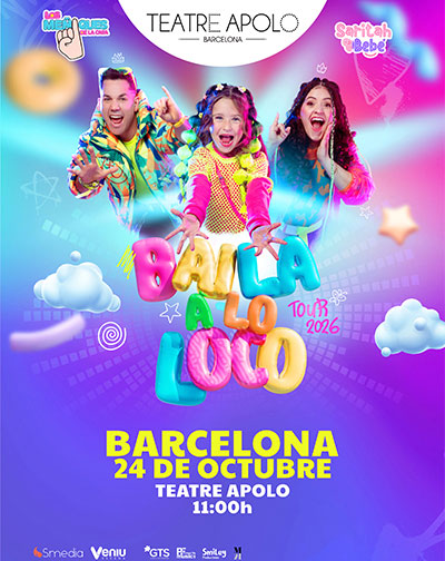 Los Meñiques de la Casa y Saritah Bebé: BAILA A LO LOCO - TOUR en Barcelona