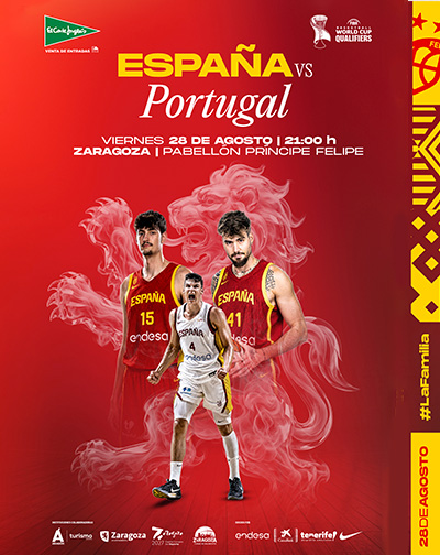 Entradas España vs Portugal | Zaragoza | 28/08 en Zaragoza