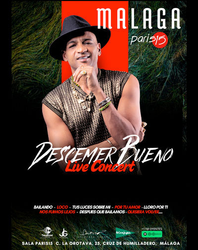 Concierto Descemer Bueno en Málaga