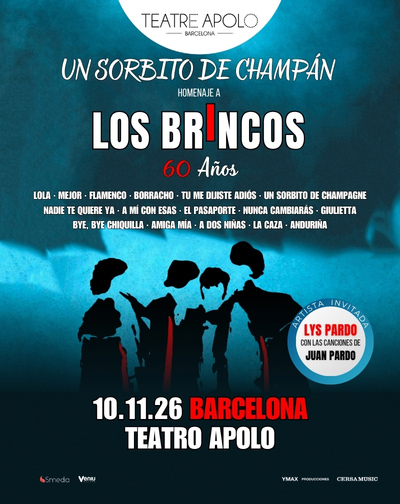 Concierto Un sorbito de champan - Homenaje a Los Brincos en Barcelona
